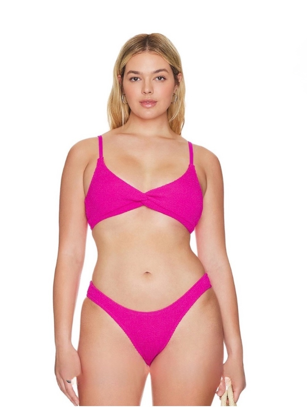 Good American Vibrant Pink Bikini Set